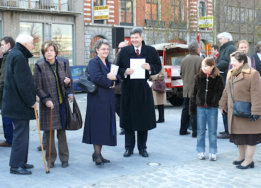 Monica De Coninck en Erwin Joos.